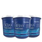 Kit 3 Bbxx Beauty Balm Xtended Platinum Blonde Natumaxx 1kg
