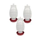Kit 3 Bebedouro Automático Rosca 5 Litros Galinha e Aves