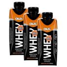 Kit 3 Bebida Láctea UHT Whey Protein Shake Dux Sabor Doce de Leite com 15g de Proteína 250ml