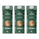 Kit 3 bebida veg barista castanha e aveia 1l tal da castanha