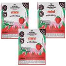 Kit 3 bebida vegana mini morango 200ml a tal da castanha