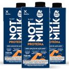 Kit 3 Bebida Vegetal 26g Proteína NOTMILK S/ Gluten 750ml
