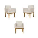 Kit 3 Bege Com Base-Balaqui Decor