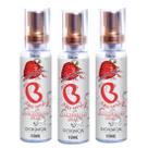 Kit 3 Beija Bem Morango - Dokmos - 15ml