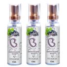 Kit 3 Beija Bem Uva - Dokmos - 15ml - Aromatizador bucal