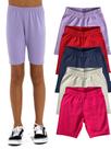 Kit 3 Bermuda Ciclista Infantil Menina Kit 3 Bermuda Ciclista Infantil Menina