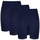 Kit 3 Bermuda Fitness Feminina Trifil Academia Sem Costura Kit 3 Bermuda Fitness Feminina Trifil Academia Sem Costura
