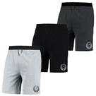 Kit 3 Bermuda Moletom Masculina Algodão Bolso Cós Elástico