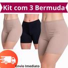 Kit 3 Bermuda Segunda Pele Queridinha das Blogueiras