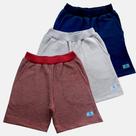Kit 3 Bermuda Short Moletom moletinho bebê Manabana 1 2 3