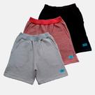 Kit 3 Bermuda Short Moletom moletinho Juvenil Manabana 12 ao 16 Kit 3 Bermuda Short Moletom moletinho Juvenil Manabana 12 ao 16