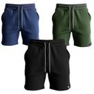 Kit 3 Bermudas De Moletom Masculinas Algodão Premium Casual Dagg