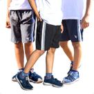 KIT 3 Bermudas Infantil Lisa Tactel Uniforme Escolar Com Cós de Elástico KIT 3 Bermudas Infantil Lisa Tactel Uniforme Escolar Com Cós de Elástico