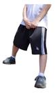 Kit 3 Bermudas Masc Inf Nba Tecido Agasalho Verao Ref 307a