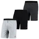Kit 3 Bermudas Masculinas Moletom Básica Dia a Dia Lisa Leve