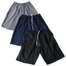 Kit 3 bermudas moletom masculina com 3 bolsos 36 ao 60 plus size