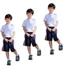 Kit 3 Bermudas Short Tactel Faixas Lat Uniforme Escolar 214