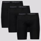 Kit 3 Bermudas Térmicas Kappa Belquior Preta Kit 3 Bermudas Térmicas Kappa Belquior Preta