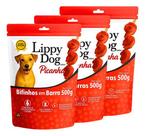 Kit 3 Bifinhos Carne Picanha 500g Petisco Snack Cães Pet Dog
