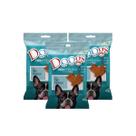 Kit 3 Bifinhos Dentais Doogs Filé Mignon Petisco Cães 65g