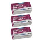 Kit 3 Biotina Cabelos E Pele 60 Comprimidos - Arte Nativa