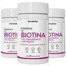 Kit 3 Biotina Suplemento Alimentar Acido Fólico Vitamina Saúde Cabelos e Unhas Original 180 Capsulas Kit 3 Biotina Suplemento Alimentar Acido Fólico Vitamina Saúde Cabelos e Unhas Original 180 Capsulas