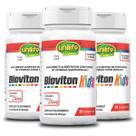 Kit 3 Bioviton Kids Polivitaminíco Unilife 30 comprimidos