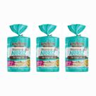 Kit 3 Biscoito Arroz Integral s/ Glúten DaColônia 285g