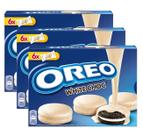 kit 3 BISCOITO OREO COM COBERTURA DE CHOCOLATE BRANCO 246G kit 3 BISCOITO OREO COM COBERTURA DE CHOCOLATE BRANCO 246G