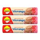 Kit 3 Biscoito Recheado Diet Zero Morango 120G Lowçucar