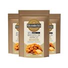 Kit 3 Biscoitos de Arroz Vicente Só Sabor Queijo 100g Sem Glúten Snack Crocante