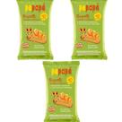Kit 3 Biscoitos infantil Papapa Biscotti lara. e cenou 180g Kit 3 Biscoitos infantil Papapa Biscotti lara. e cenou 180g