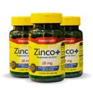 Kit 3 Bisglicinato de Zinco com Quelato 28mg 60 cápsulas Maxinutri Kit 3 Bisglicinato de Zinco com Quelato 28mg 60 cápsulas Maxinutri