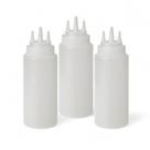 Kit 3 Bisnaga Molho 450ml Multiuso Profissional Com 3 Bicos