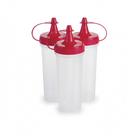 Kit 3 bisnaga transparente ketchup 280 ml Kit 3 bisnaga transparente ketchup 280 ml
