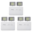Kit 3 Bloco iluminação emergência BLA 600 lumens Intelbras