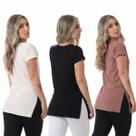 Kit 3 Blusa Feminina Academia Fitness Life and Moviment