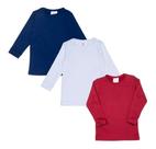Kit 3 Blusas Térmicas Juvenil Peluciado