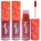 Kit 3 Blush Batom E Sombra 3 Em 1 Melu By Ruby Rose 3 Cores