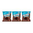 Kit 3 Bocadito 5g Proteina Chocolate Snack Saudavel 40g Shark Pro
