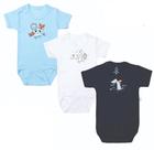 Kit 3 Body Bebe Baby History Rn Ao Ex Mod. 04