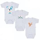 Kit 3 Body Bebe Baby History Rn Ao Ex Mod. 05