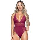 Kit 3 Body Blogueira Vekyo Bojo Com Renda Decote Profundo E Costa Cruzada