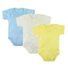 KIT 3 Body Criança Bebê Menino Menina Body Liso Infantil Nenem