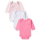 Kit 3 Body's Bebê JunkesBaby em Suedine Rosa/Branco Tamanho: RNCor:Igual da foto Kit 3 Body's Bebê JunkesBaby em Suedine Rosa/Branco Tamanho: RNCor:Igual da foto
