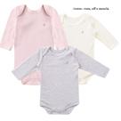 Kit 3 Body's Bebê JunkesBaby em Suedine Rosa/Cinza/Off Tamanho: RNCor:Igual da foto Kit 3 Body's Bebê JunkesBaby em Suedine Rosa/Cinza/Off Tamanho: RNCor:Igual da foto