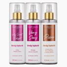 Kit 3 Body Splash Delight Very Sexy Roses 200ml Barbours