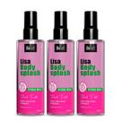 Kit 3 Body Splash Mist Pitaya Rosa Floral Frutal Colônia Desodorante Corporal 200ml Bio Soft