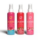 Kit 3 Body Splash Póesie Chiclete, Bala de Goma e Morango Kit 3 Body Splash Póesie Chiclete, Bala de Goma e Morango