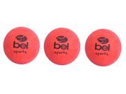 Kit 3 Bolas Frescobol Tamanho 3 Resistente Bel Fix